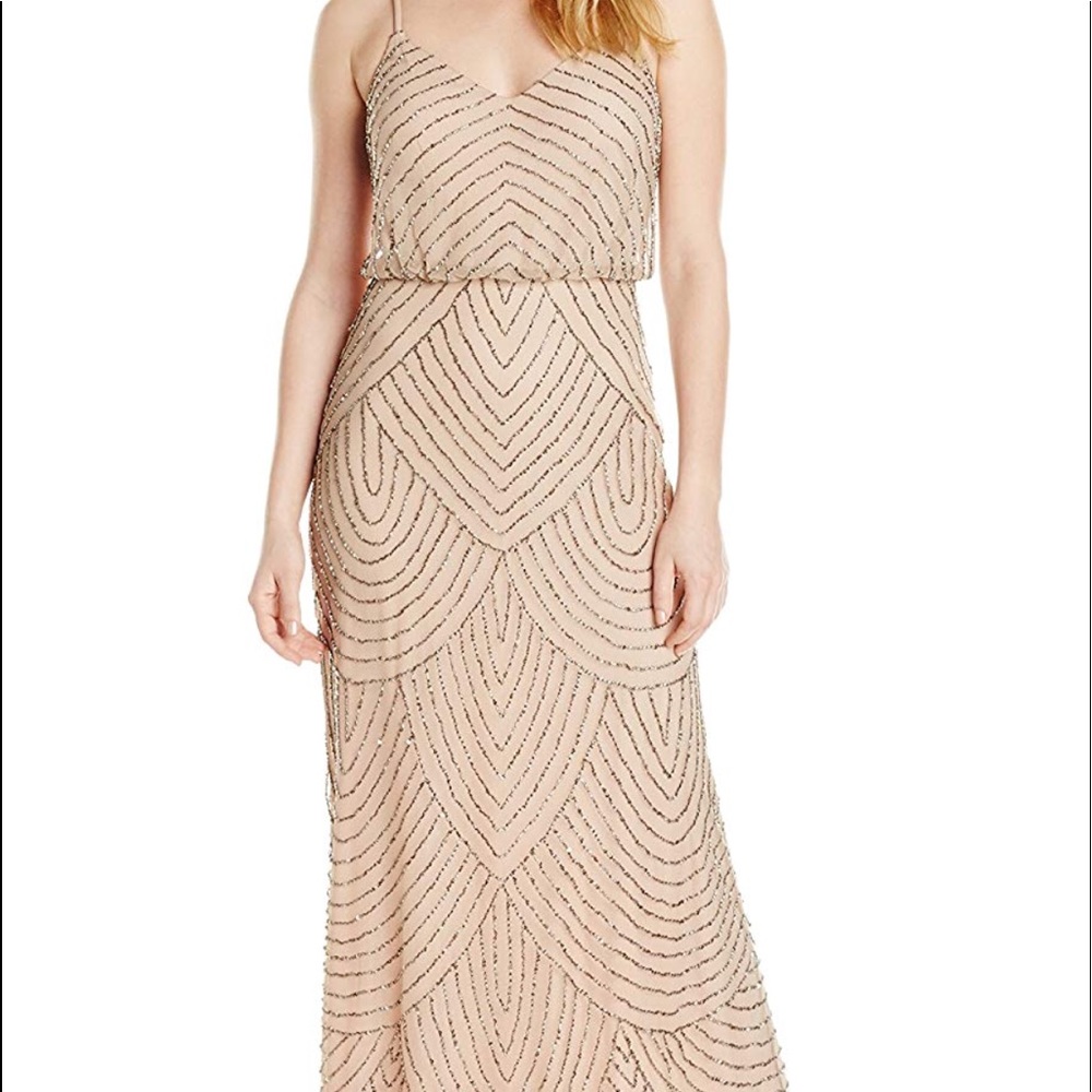 Adrianna Papell beaded dress